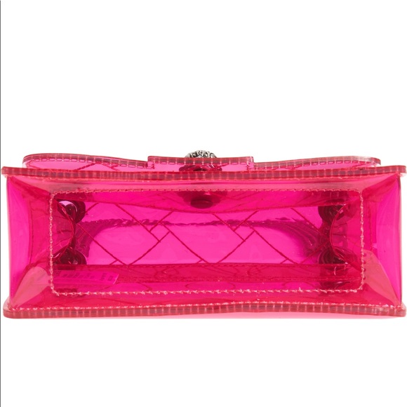 Transparent Kensington Pink Chain Strap Bag NWT - Picture 6 of 6